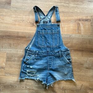 Abercrombie & fitch denim overalls